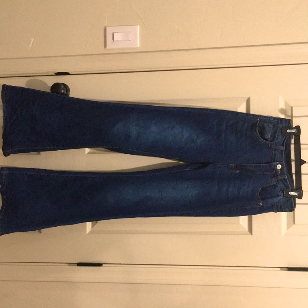 Wide leg jeans